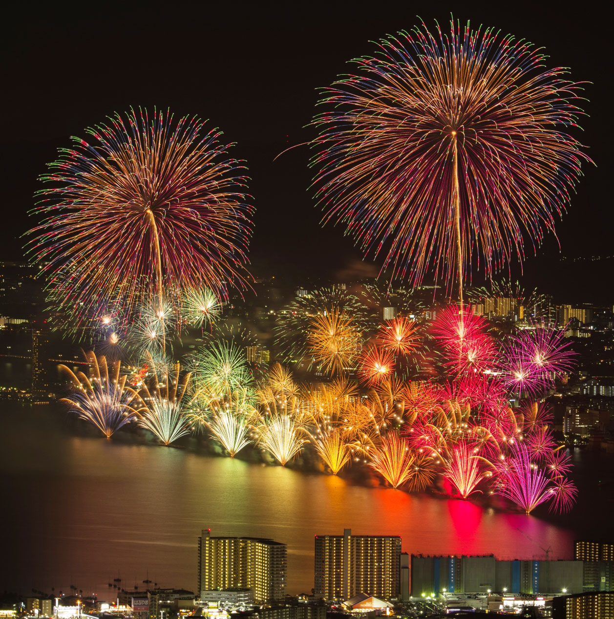 琵琶湖花火大会写真